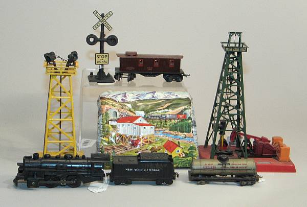 Appraisal: Lionel Marx Accumulation Large staging of Lionel and Marx trains