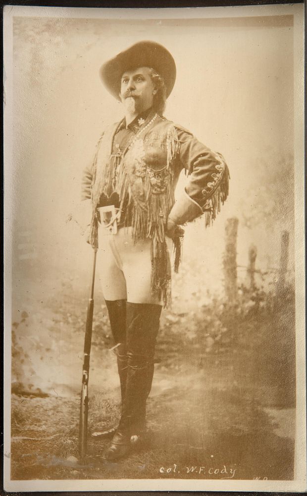 Appraisal: Photograph of Buffalo Bill Col W F Cody ca inscribed