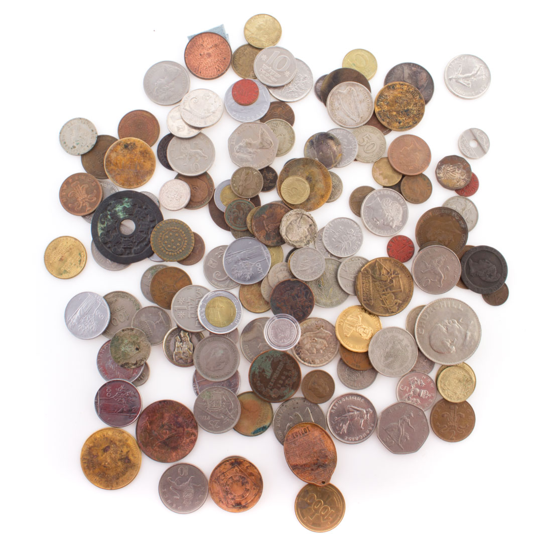 Appraisal: Three groups of foreign coinage