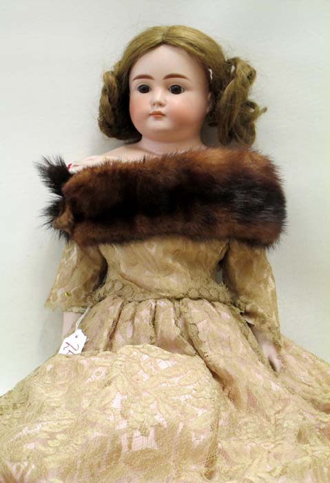 Appraisal: GERMAN BISQUE HEAD DOLL attributed to Alt Beck Gottschalk bisque