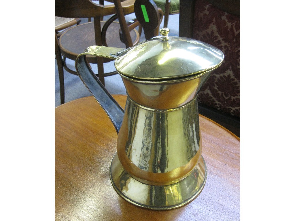 Appraisal: Arts and Crafts brass jug