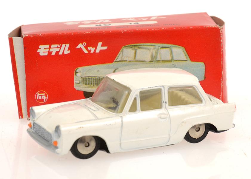 Appraisal: MODEL PET JAPAN NO TOYOTA PUBLICA WHITE E-M BOX G-VG