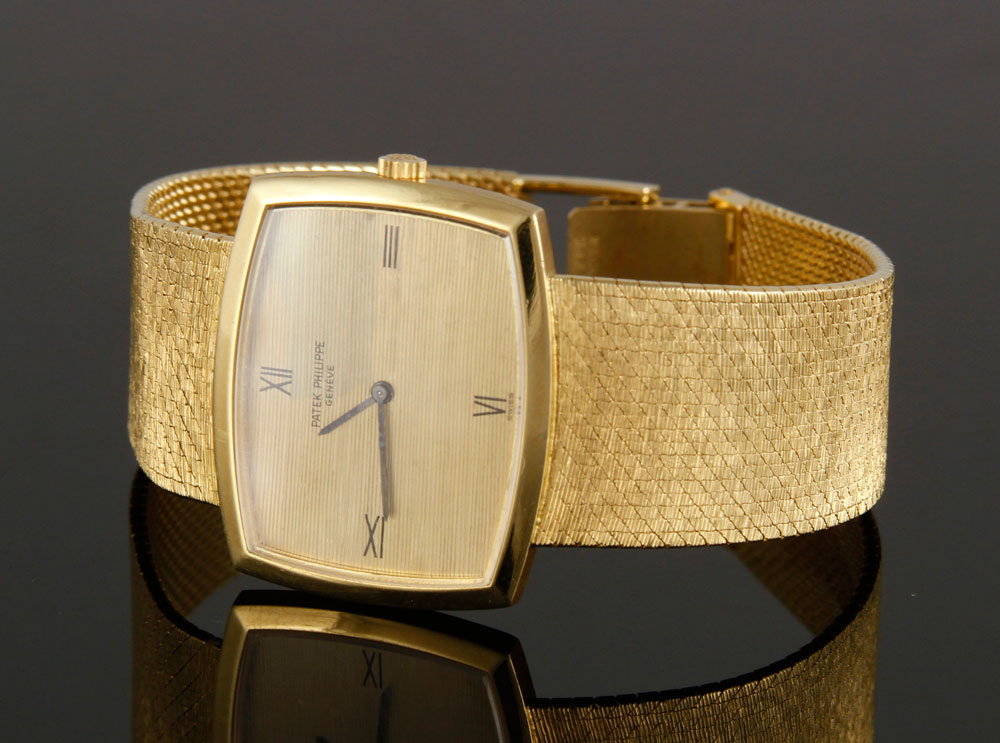 Appraisal: - K Yellow Gold Patek Philippe Wristwatch Men's K yellow