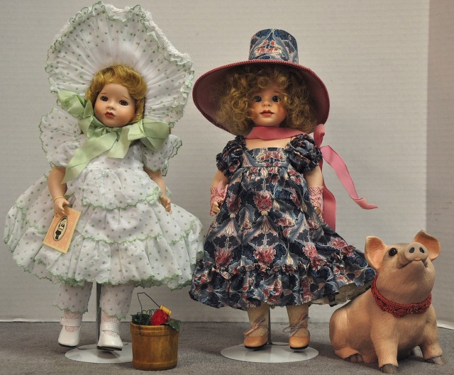 Appraisal: Two Collector Dolls by Wendy LawtonIncluding The Little Colonel and