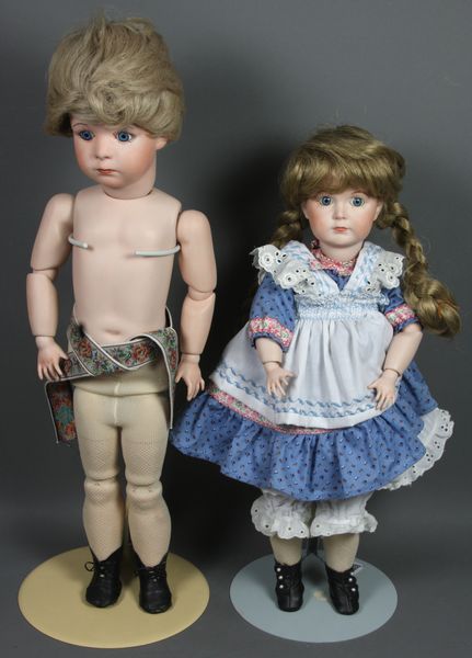 Appraisal: Two th Century German bisque dolls and Good condition EST