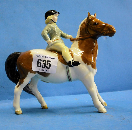 Appraisal: Beswick Girl on Skewbald Pony