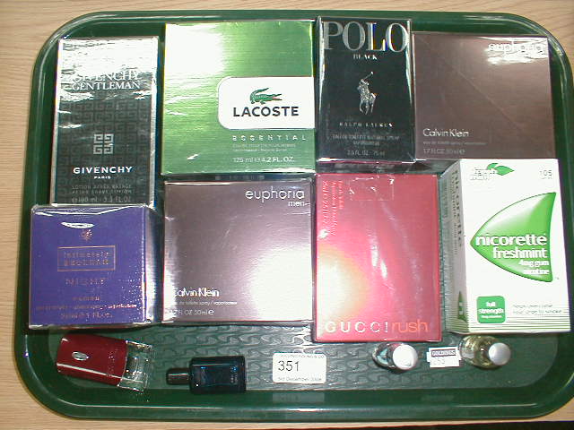 Appraisal: A selection of aftershave and perfume in original packaging