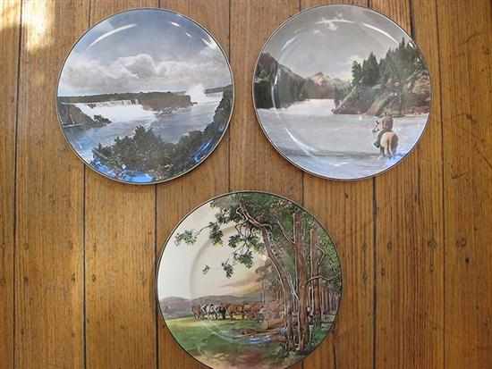 Appraisal: THREE ASSORTED ROYAL DOULTON SERIES WARE PLATES