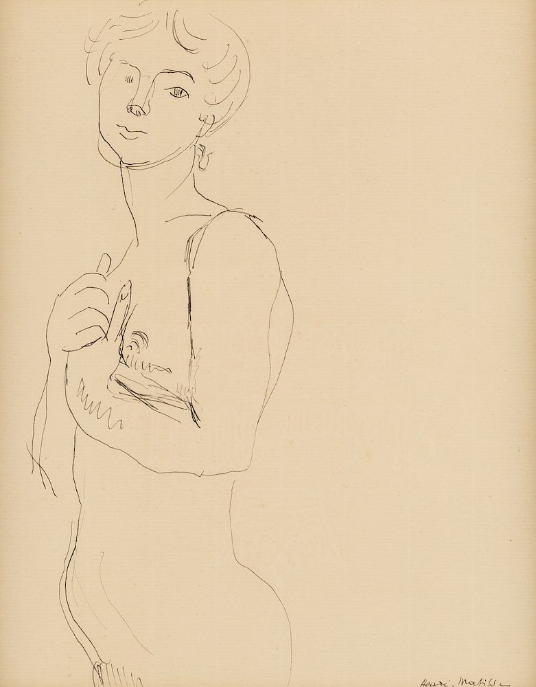 Appraisal: HENRI MATISSE FRENCH - HENRI MATISSE FRENCH - L'Idole pen