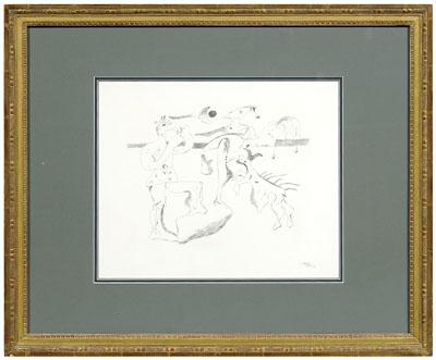 Appraisal: Joan Miro etching Spanish - Daphnis et Chl oacute e