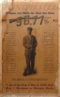 Appraisal: RARE WINCHESTER PAPER POSTER Advertising pump shotgun with Winchester stylized