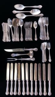 Appraisal: Gorham Lancaster Pattern Sterling Flatware Sterling silver items includes three