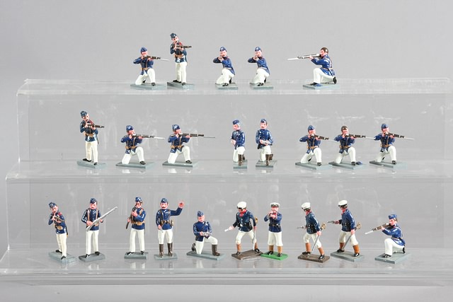 Appraisal: Lot of trophy miniature British Boxer Rebellion figures including officers