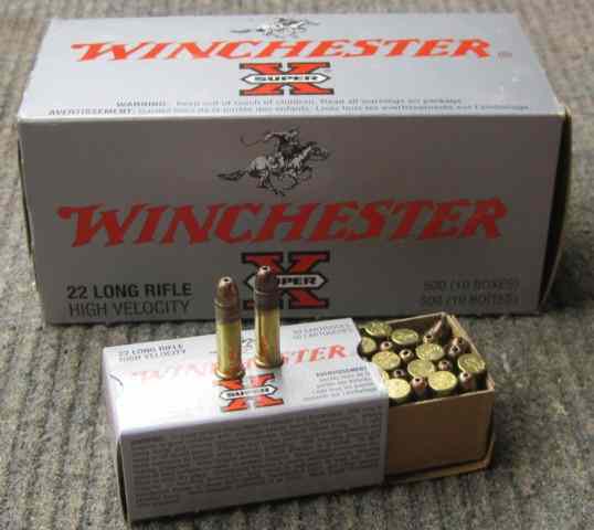 Appraisal: CASE OF WINCHESTER SUPER-X LR CARTRIDGES grain Lubaloy hollow point