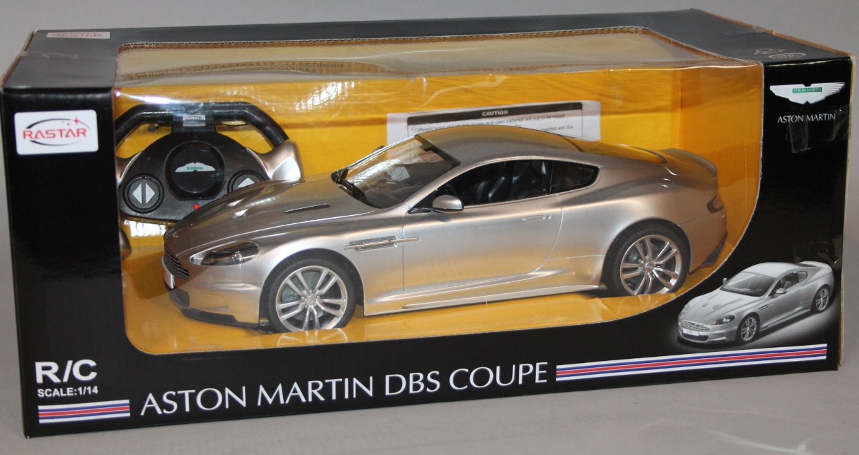 Appraisal: A boxed Raster Aston Martin DRS Coupe car scale cm