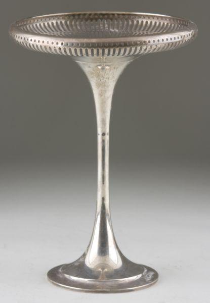 Appraisal: Gorham Sterling Pinehurst Compote elegant form with tall slender stem