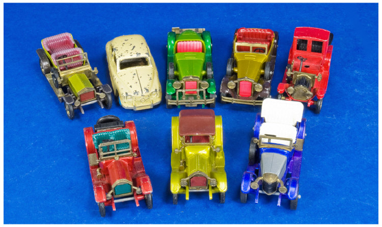 Appraisal: Seven Matchbox Yesteryear Diecast Models plus one Dinky Rover