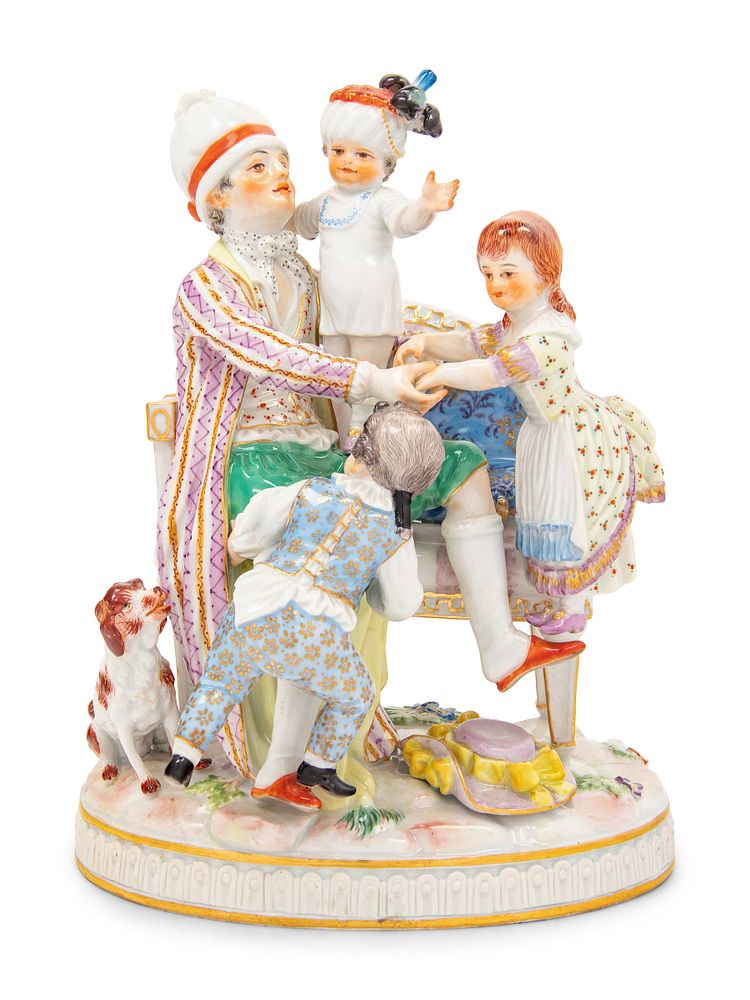 Appraisal: A Meissen Porcelain Figural Group of The Good Father A