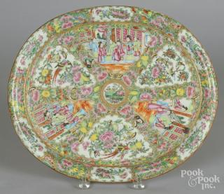 Appraisal: Chinese export porcelain rose medallion platter th c '' h