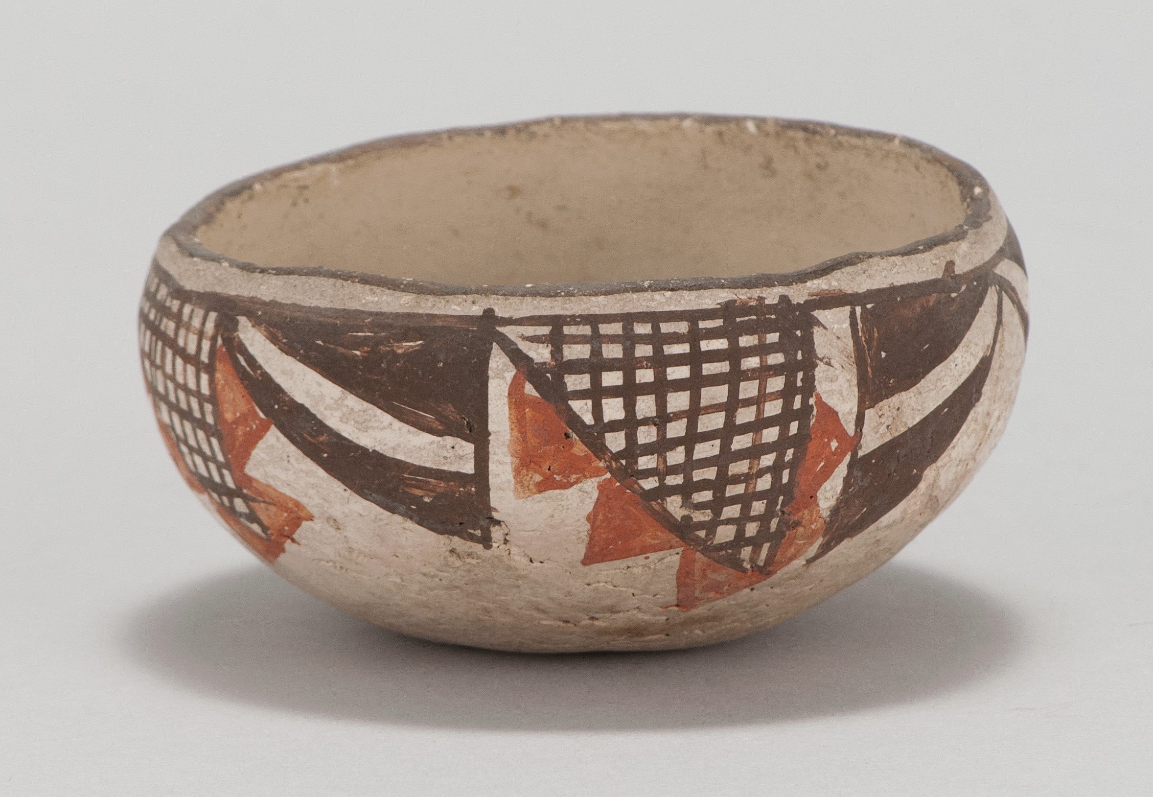 Appraisal: LAGUNA PUEBLO POTTERY BOWL th CenturyWith traditional geometric design Marked