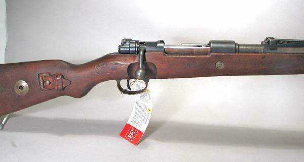 Appraisal: A late-war German dou code Model k short rifle Serial