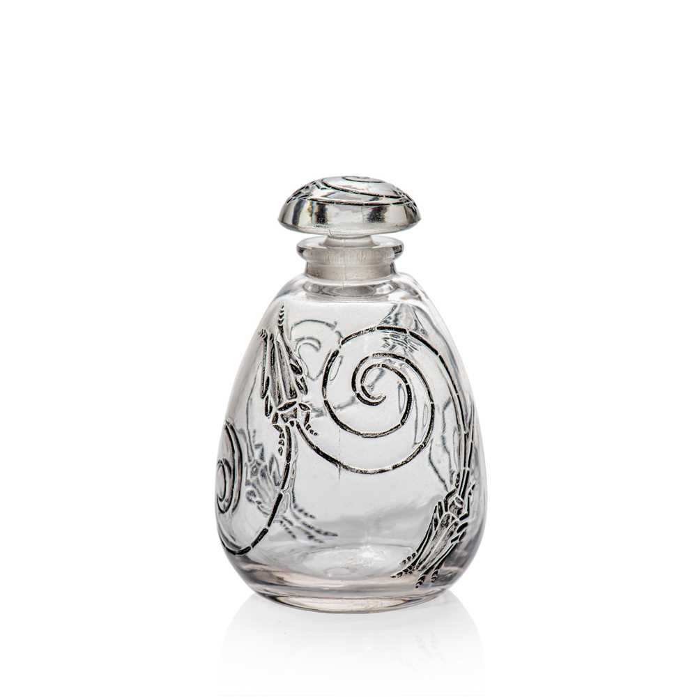 Appraisal: REN LALIQUE FRENCH - CAPRICORNES SCENT BOTTLE NO designed clear