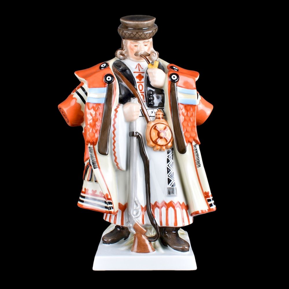 Appraisal: Herend Figurine Herend The Brigard of Bakeny Woods Porcelain Figurine