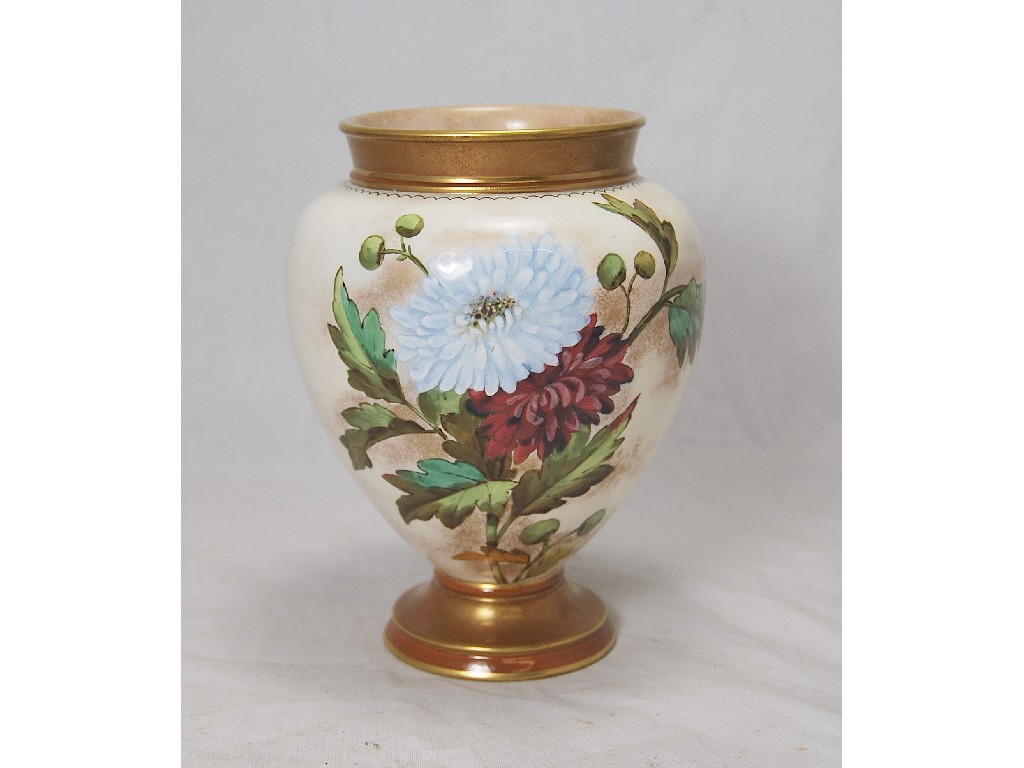 Appraisal: A Doulton Lambeth Faience baluster vase decorated by Lizzie Haughton