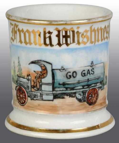 Appraisal: Gas Delivery Truck Shaving Mug Description Stamped Germany under base