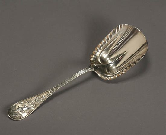 Appraisal: Tiffany Co Sterling Berry Scoop New York Japanese Pattern Introduced