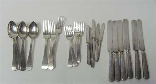 Appraisal: Pieces of Berkeley Sterling Flatware by the T S Co