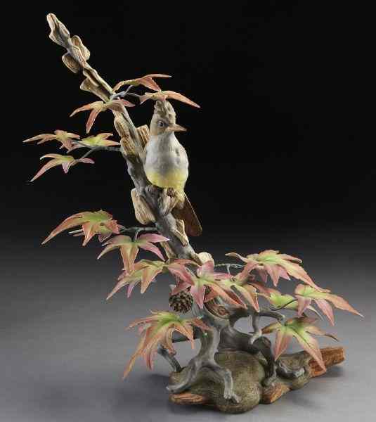 Appraisal: Boehm porcelain Crested Flycatcher Marked on base ''Boehm limited edition