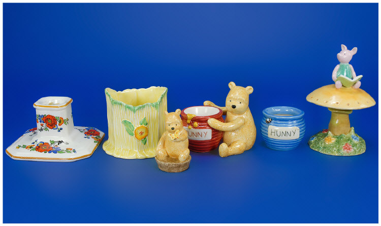 Appraisal: Winnie the Pooh Collectables comprising Seated Figure of Pooh with