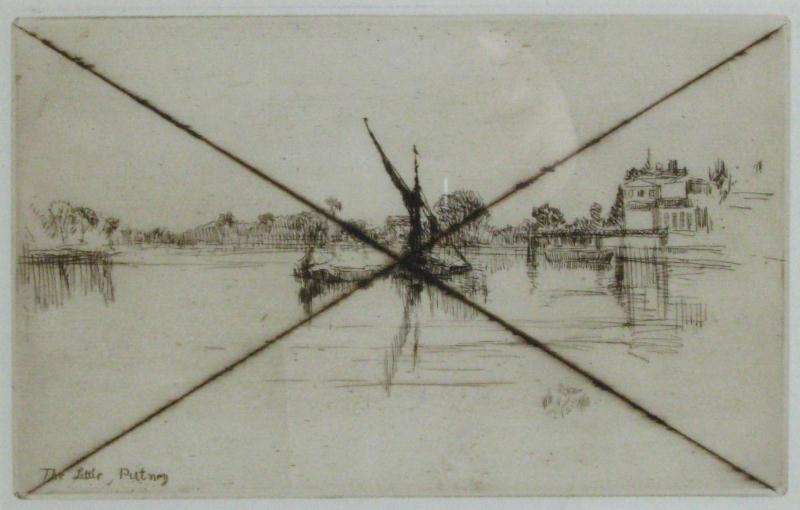 Appraisal: James Abbott McNeill Whistler Massachusetts England France - The Little