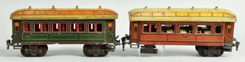 Appraisal: Lot of Marklin Gauge Passenger Cars Description German Handpainted Includes