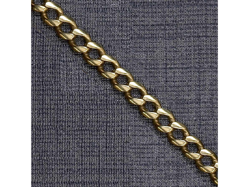 Appraisal: GOLD CHAIN BRACELET k yellow gold curb link chain bracelet