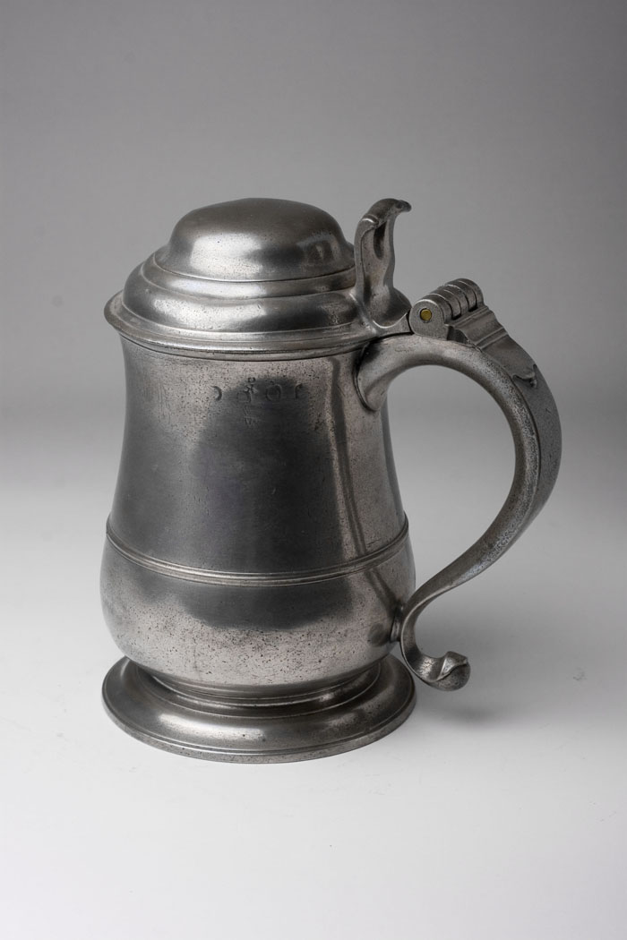 Appraisal: PEWTER TANKARD GEORGE GRENFELL LONDON ENGLAND CIRCA - Maker's mark