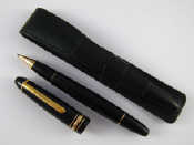 Appraisal: A Montblanc Meisterstuck ballpoint pen with engraved initilas AG in