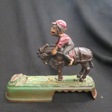 Appraisal: Cast Iron Mechanical Bank I Always Did'Spise a Mule Book