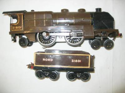 Appraisal: Hornby v electric No tender locomotive finished in Nord brown