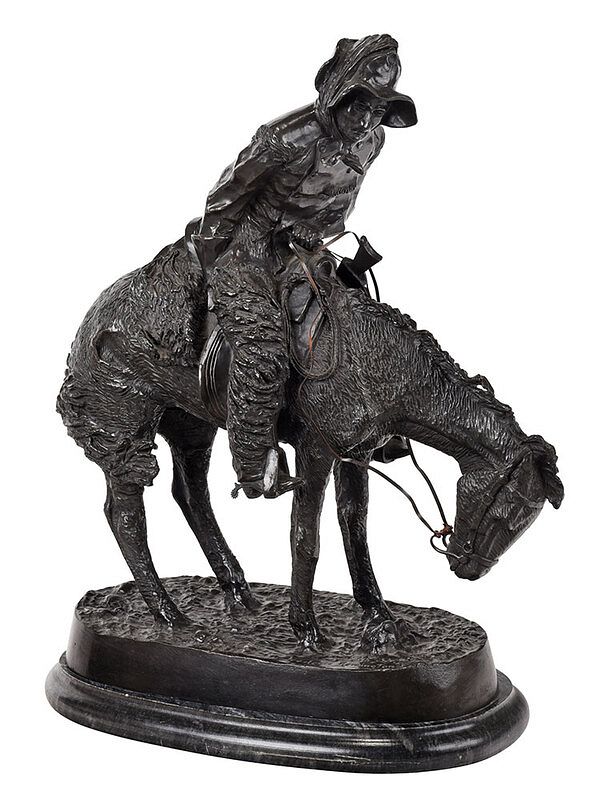 Appraisal: After Frederic Remington American - The Norther bearing spurious signature