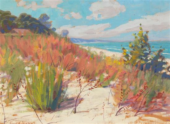 Appraisal: Sale Lot Frank Dudley American - Beach Front oil on