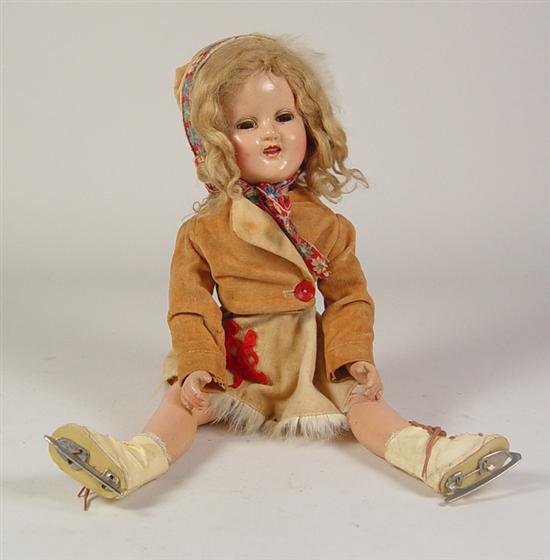 Appraisal: Madame Alexander Sonja Henie Composition Doll Composition head and body