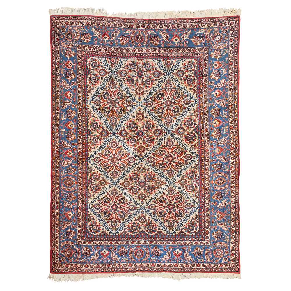 Appraisal: ISFAHAN CARPET CENTRAL PERSIA MID LATE TH CENTURY the ivory