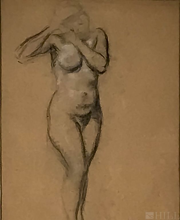 Appraisal: Edmund Pick Morino - Figural Female Study Edmund Pick-Morino attributed