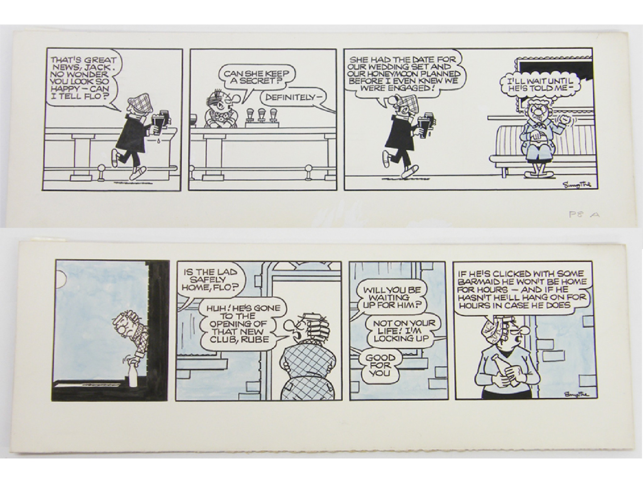 Appraisal: Reginald Smythe - - Andy Capp his wife Flo two