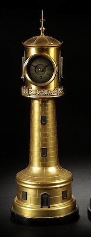 Appraisal: A late th century French lighthouse automata compendium timepiece The