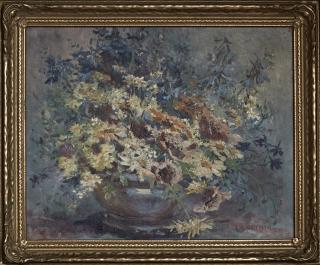 Appraisal: Louis Oscar Griffith - Louisiana Still Life of Flowers in