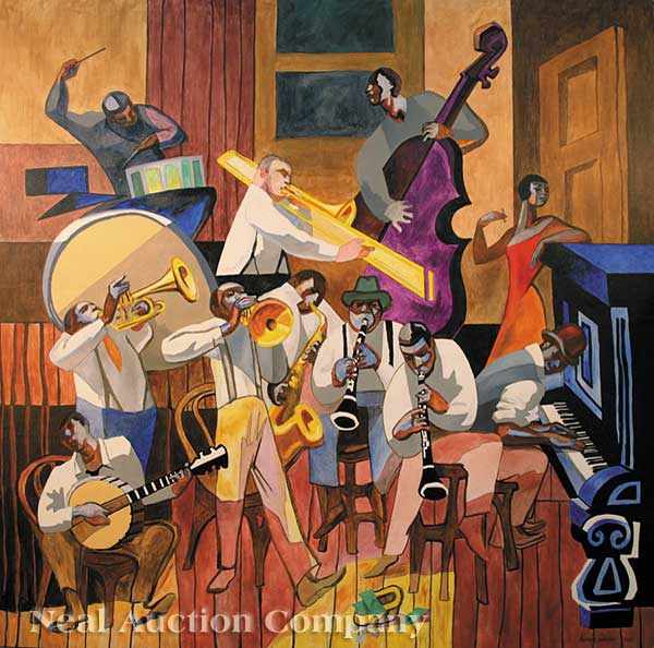 Appraisal: Palmer Schoppe American Charleston - New Orleans Jazz Musicians and