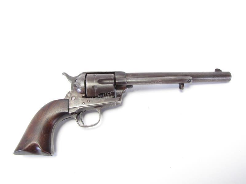 Appraisal: Colt Late Military Model - SAA Revolver-Blued round barrel Fluted